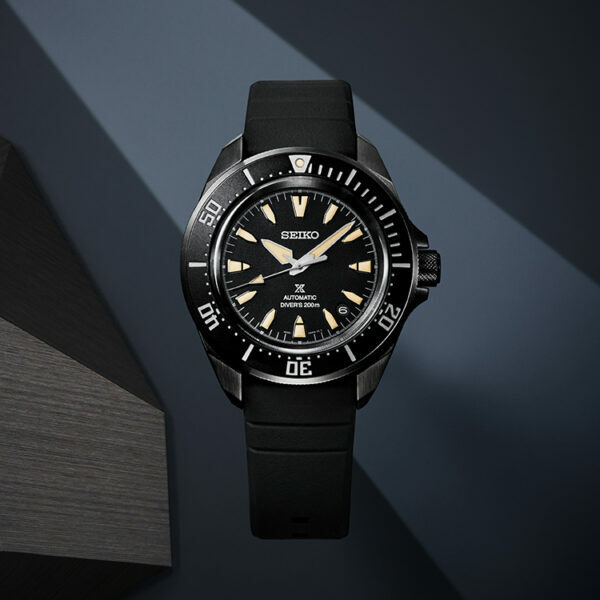 Seiko Prospex “Samurai” SRPL13 Steel  /  SRPL15 Rubber Automatic Diver 200M  Watch