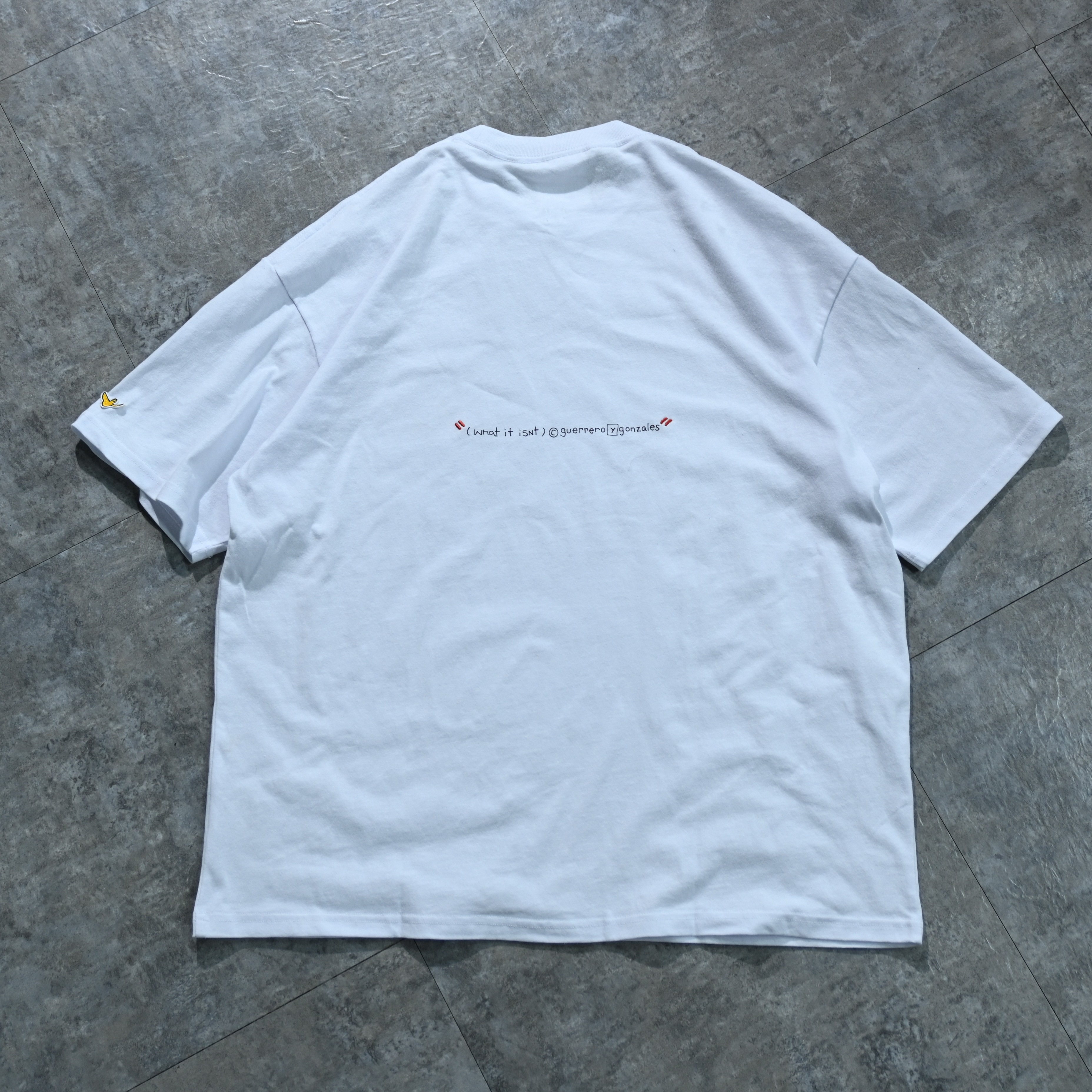 (What it isNt) ART BY MARK GONZALES x Stylexx 10th anniversary "Mid Letter" Logo Tee