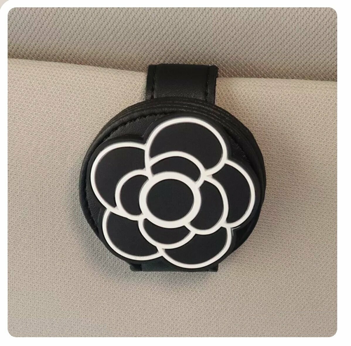 Popular car sunglasses holder glasses clip (black)