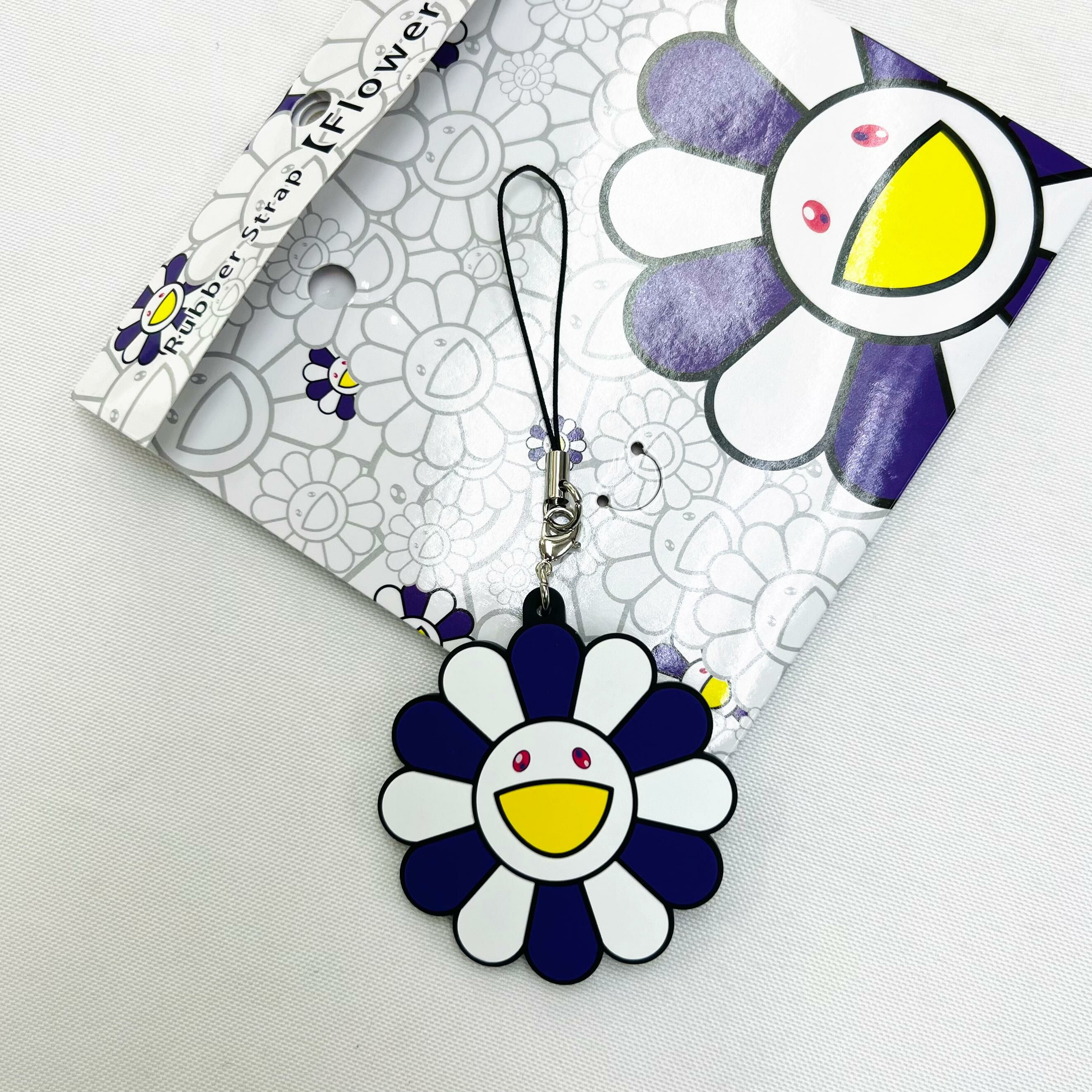Rubber Strap - Flower (Purple)