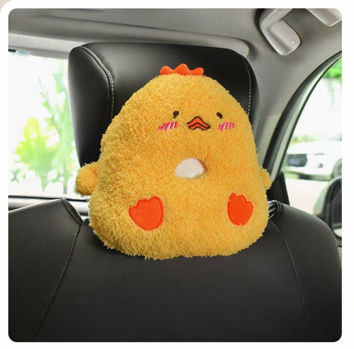 Hot cart mounted tissue box (chicken)
