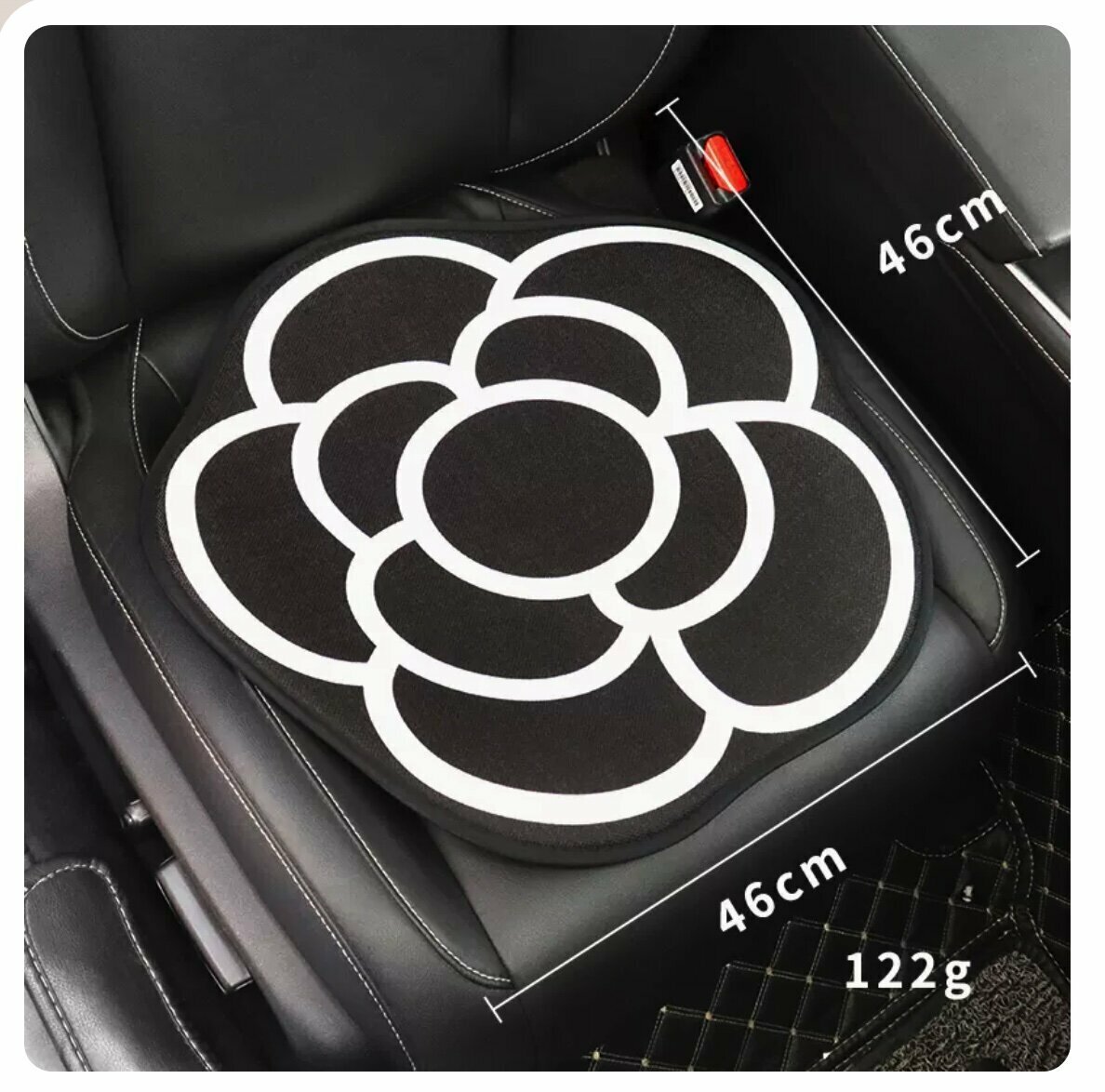Hot Style [1 Pack] Car Linen Seat Cushion (Camellia)