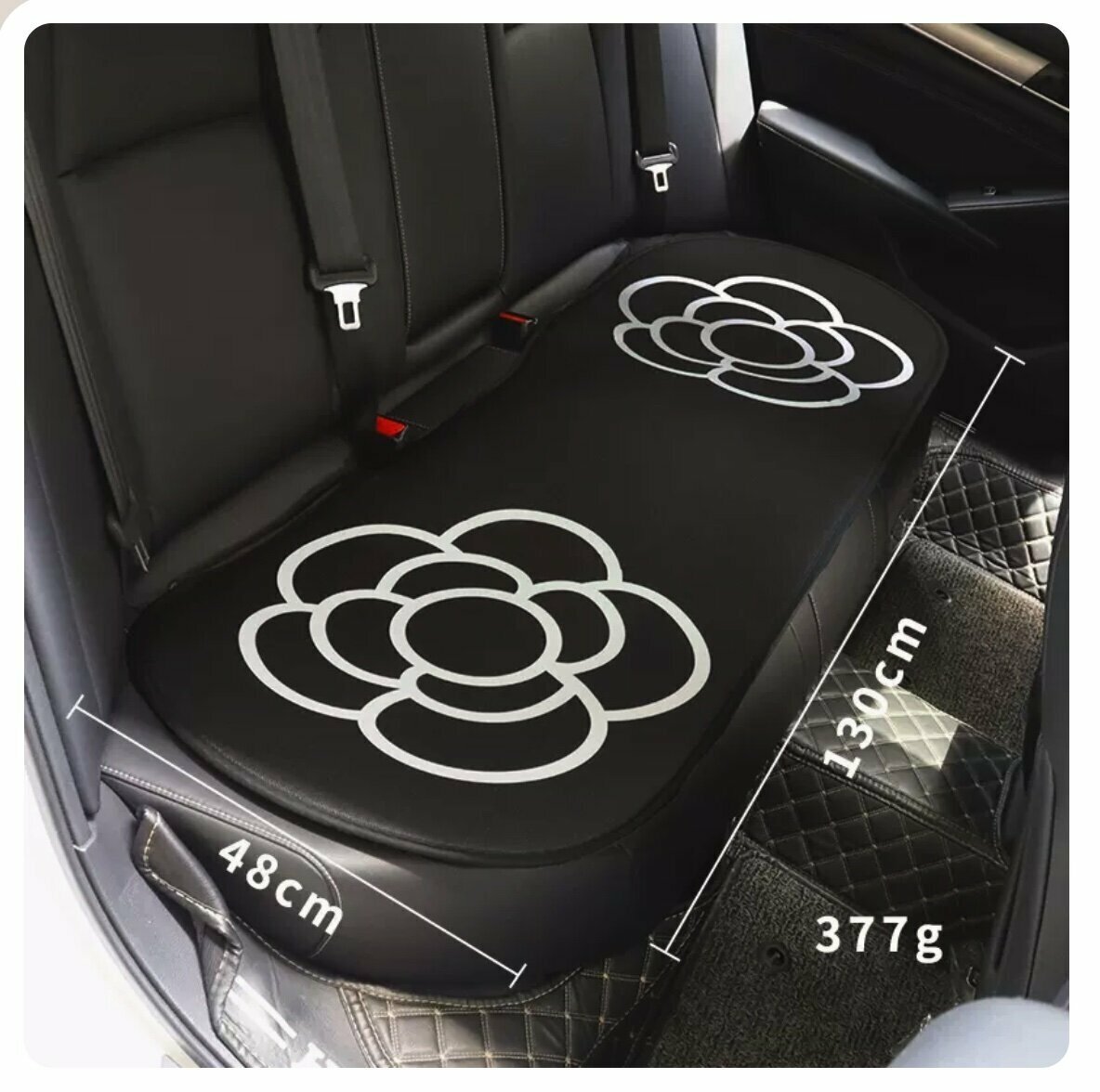 Hot style [1-pack] car linen seat cushion (rear cushion Camellia)
