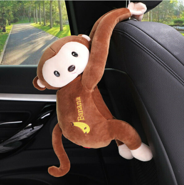 Popular car cartoon tissue box (brown)