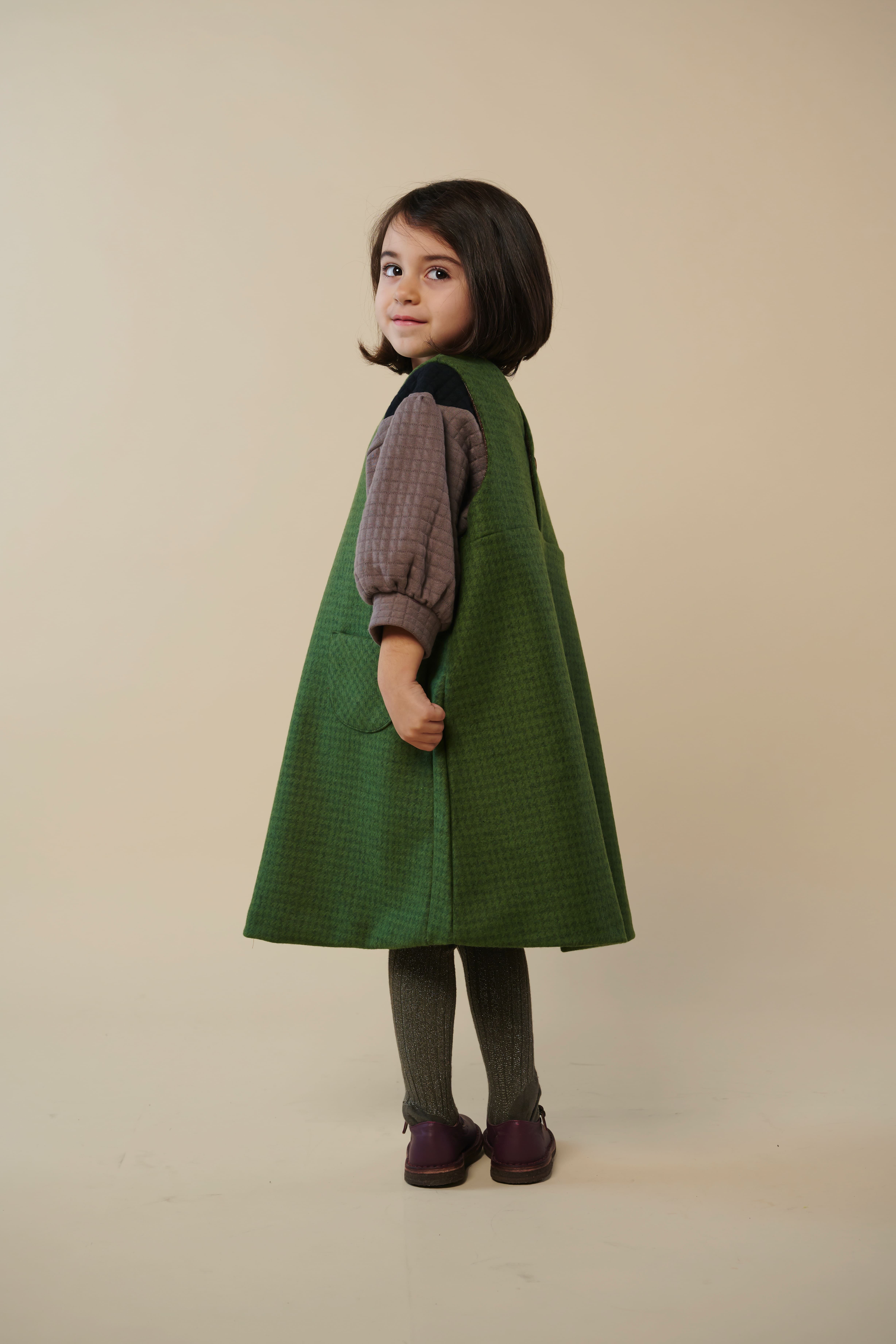Hello Lupo - Gina Top - Grey Q/Nero Q