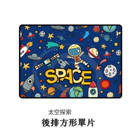 Popular model [1 piece pack] car sunshade, interior car curtain, anti-corrosion and heat insulation (space exploration, rear square single piece) [please contact customer service to confirm the delivery style after placing the order]