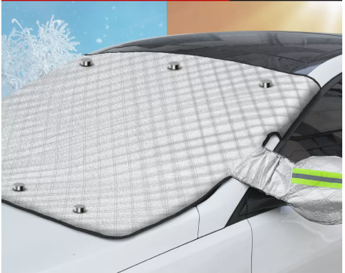 Hot-selling car snow cover, front windshield anti-frost cover, thickened car cover cloth (thick door cover (strong magnetic) SUV off-road model)