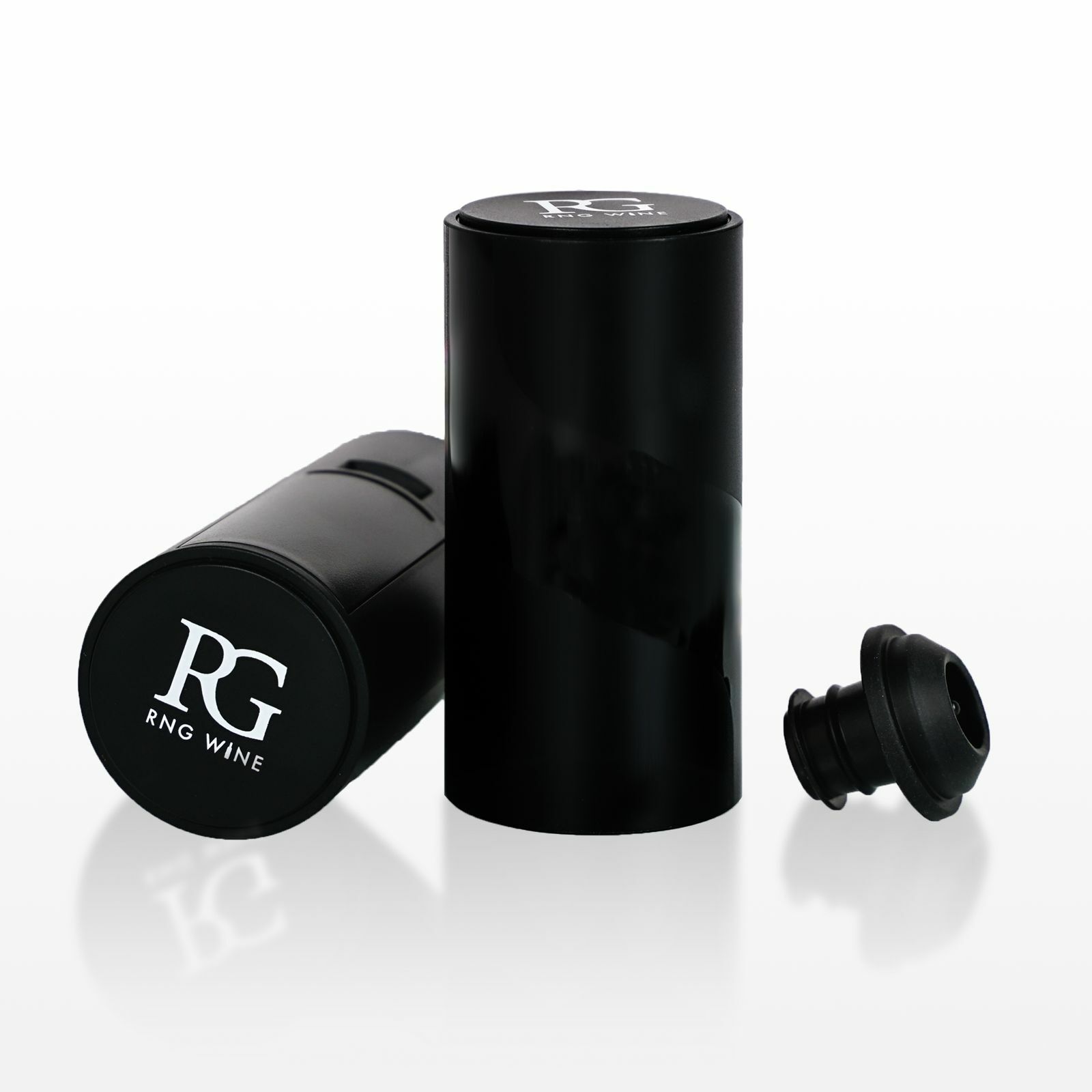 RNG WINE 黑色自動真空葡萄酒酒儲存器 (連 1 個瓶塞)
