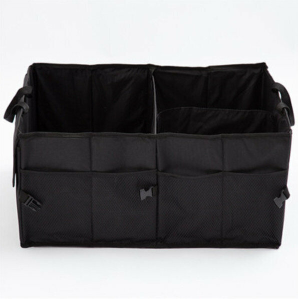 Hot push car trunk storage box (black)