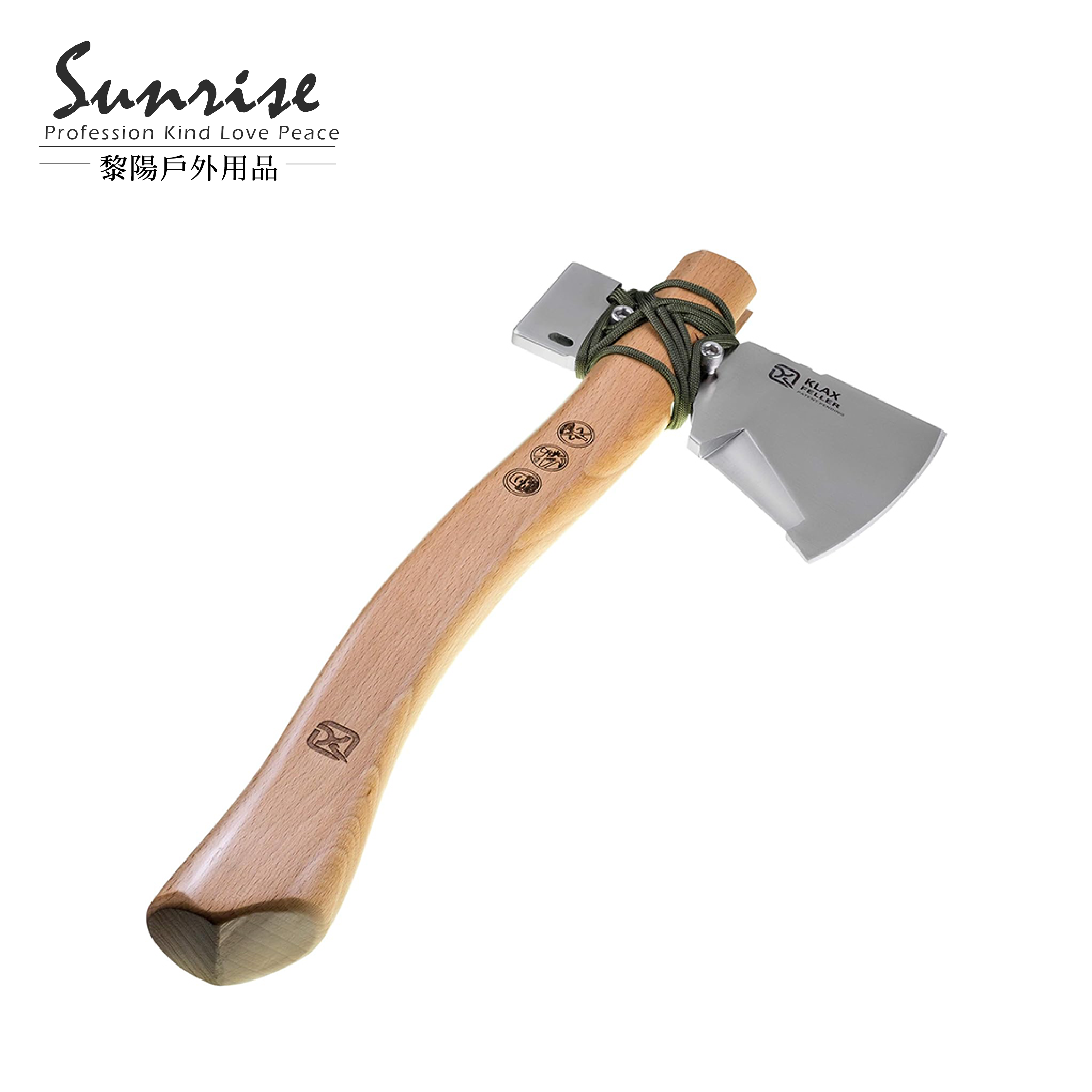 KLECKER 繫繩型快拆斧頭 印地安戰斧/野外求生/野營/露營/登山 87CBZ6240