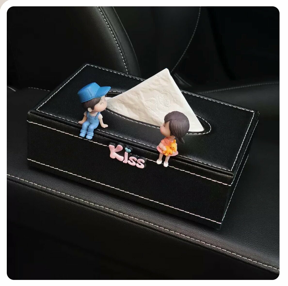 Hot Cart Tissue Box (Pink and Blue Couple)