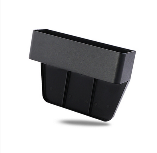 Hot push car seat gap storage box (ABS plastic model, black)