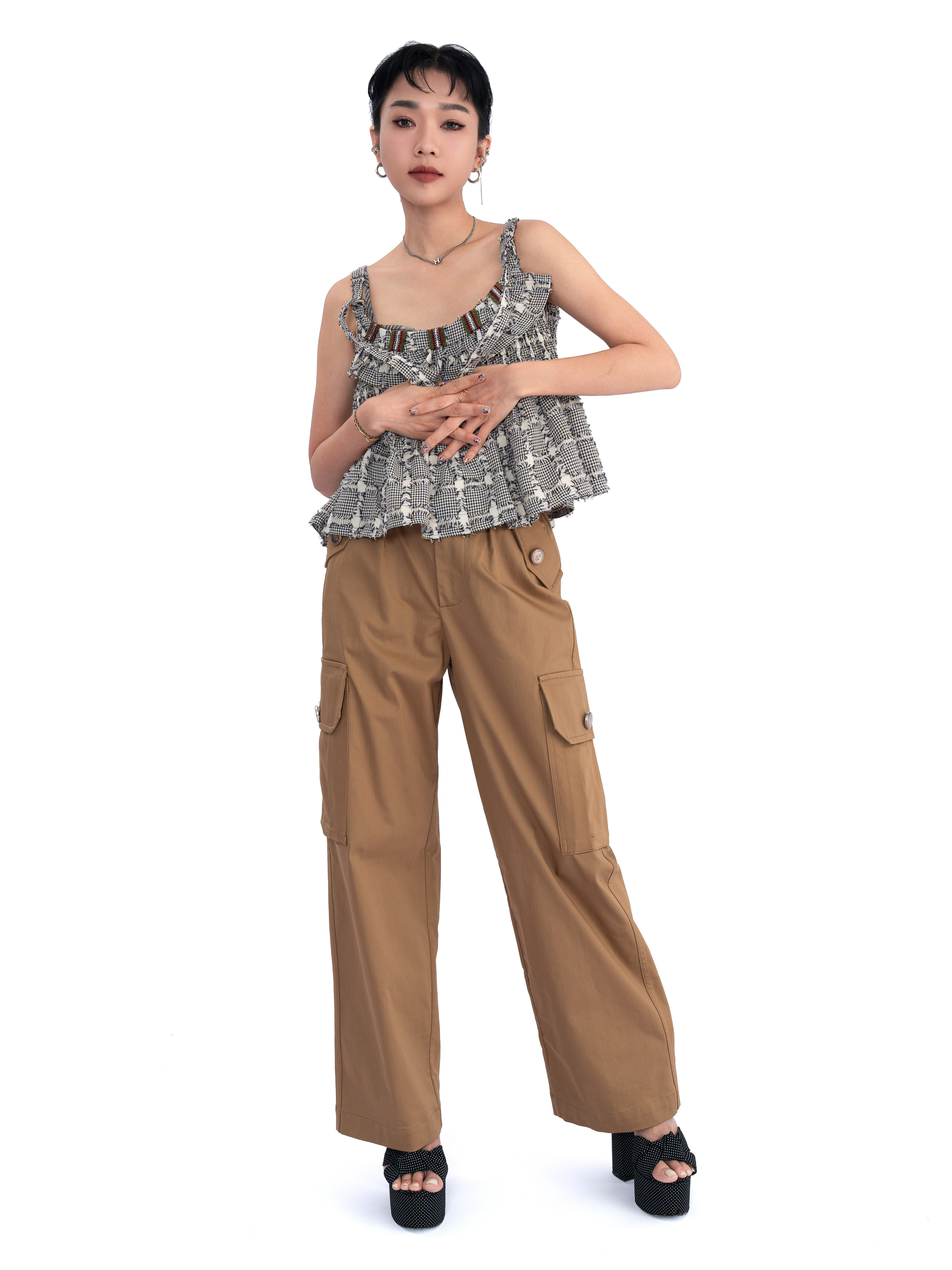 軍事風四袋闊褲 (現貨款式）