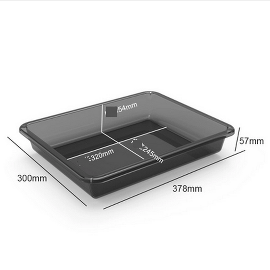 Hot push shoe tray storage tray under car seat (black)