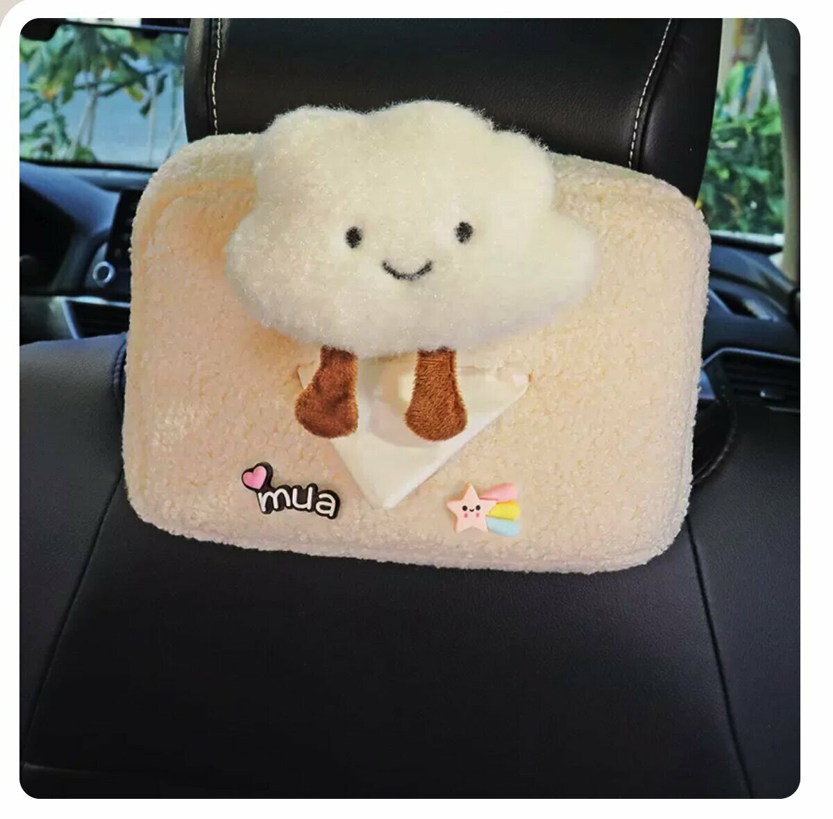 Hot trolley mounted seat back hanging tissue dispenser (Baiyun)