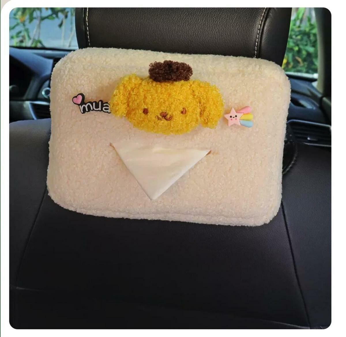 Hot trolley seat back hanging paper towel dispenser (little yellow dog)