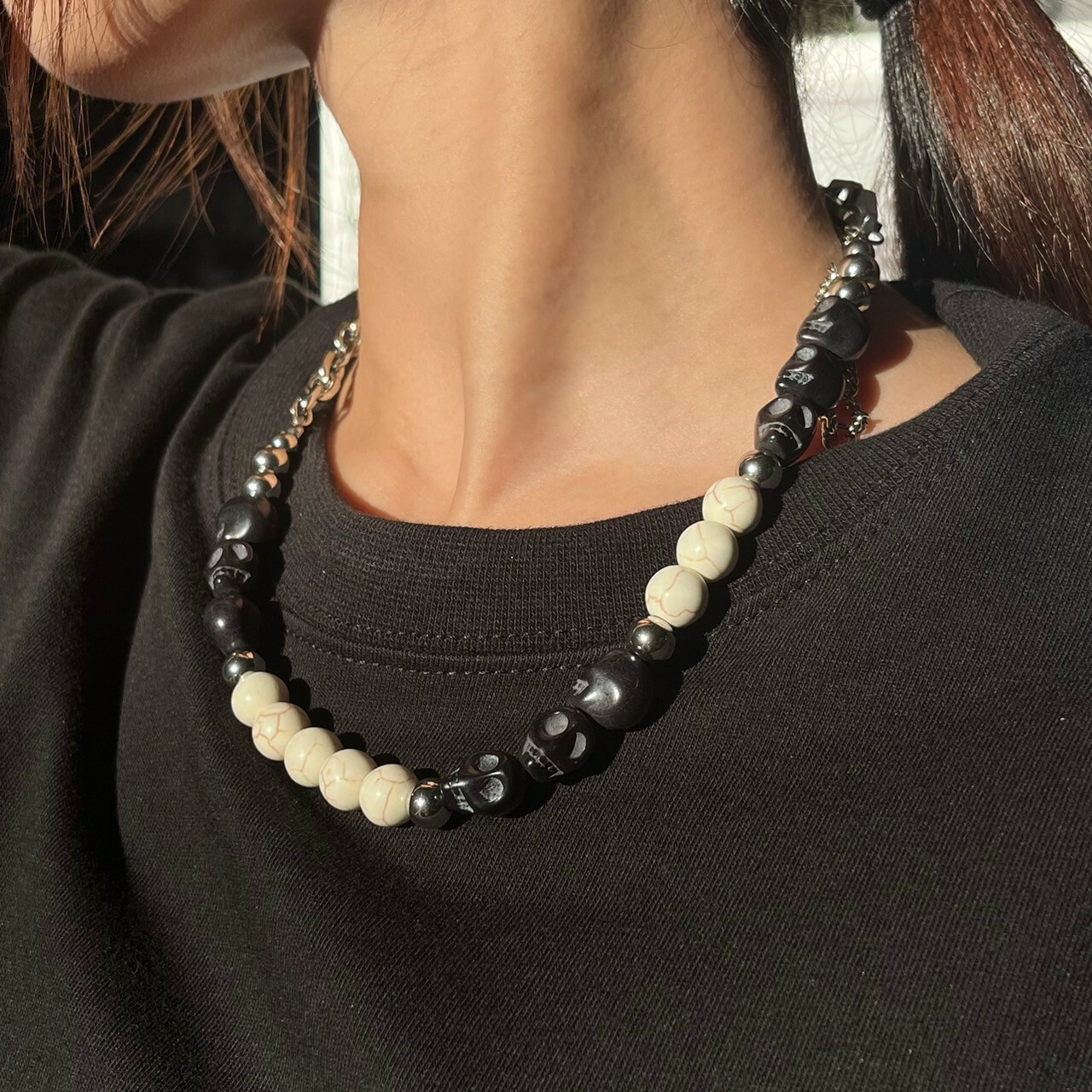 【SS 現貨】骷髏頭白松石