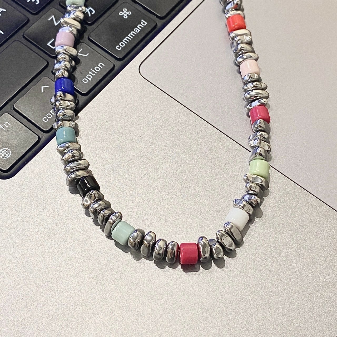 【SS 現貨】Y2K彩色石頭項鍊