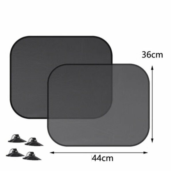 Hot style (2 pieces) car mesh sunshade curtains (a pair of side shields)