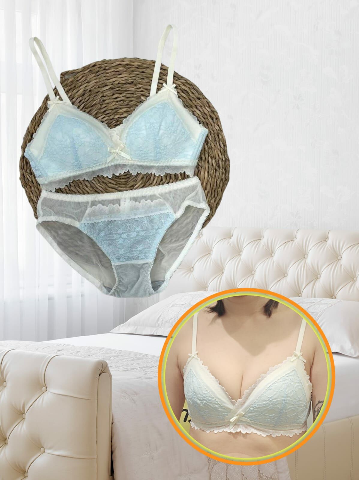 現貨清貨 🇰🇷 拼色LACE BAR (K9 F327)【清貨貨品不設退換】