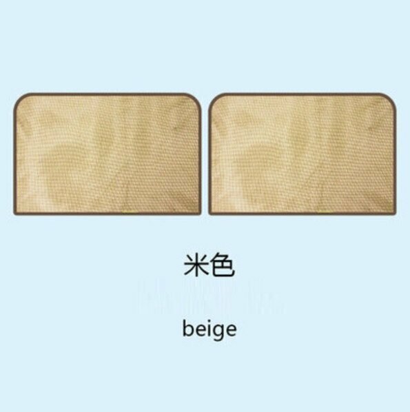 Popular style (1 pair) magnetic mesh sunshade (magnetic mesh beige rear square)