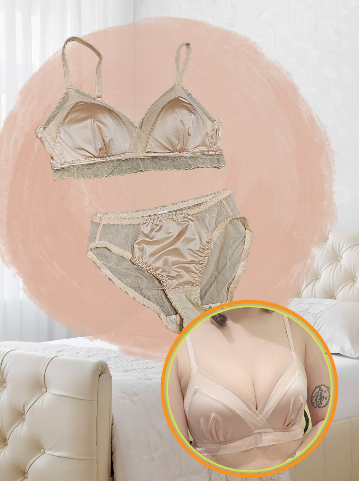 現貨清貨 🇰🇷 薄紗LACE BAR (K9 F326)【清貨貨品不設退換】