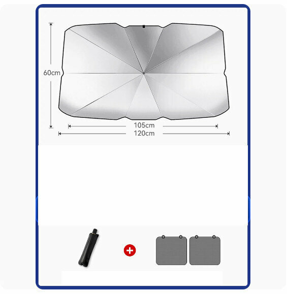 Popular car sunshade [50 layers thickened - universal for mini cars and mini cars] [Please contact customer service to confirm the delivery style after placing the order]