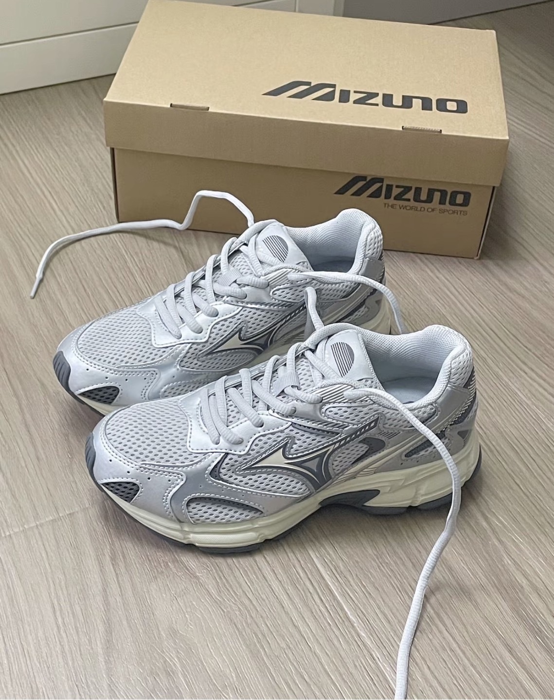 Mizuno Speed 2K 復古做舊 銀灰慢跑鞋 美津濃 D1GH222917