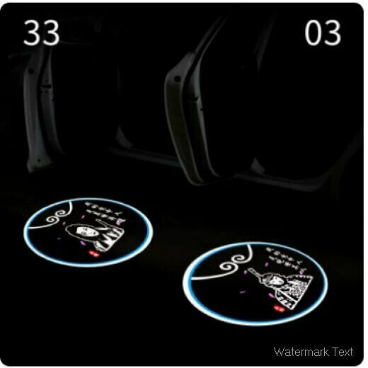 Hot cart door floor lamp decoration (Beauty with a hero [No. 03] [No. 33] [Pack of two] [Free 6 batteries])