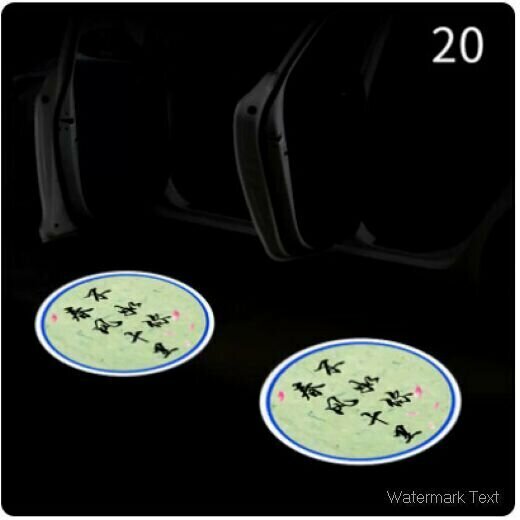 Hot Cart Door Lighting Floor Lamp Decoration (Spring Breeze Ten Miles [No. 20] [Pack of Two] [Free 6 Batteries])