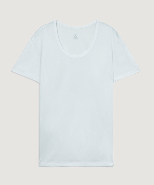 長絨棉系列 男U領短袖衫 HE4124BA