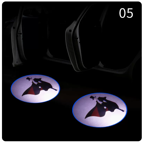 Hot Cart Door Light (Evening Dress [No. 05 Pair] [Free 6 Batteries])