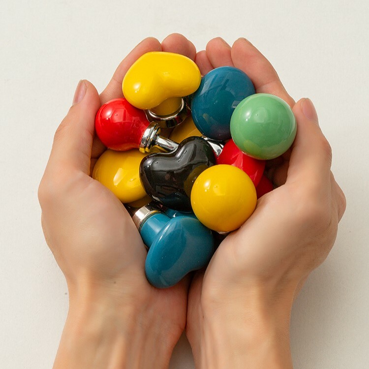 愛心磁吸掛勾∣北歐系列 藍色∣FOHO