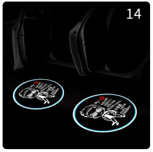 Hot cart door light (I want to drive big G [No. 14, one pair] [6 batteries included])