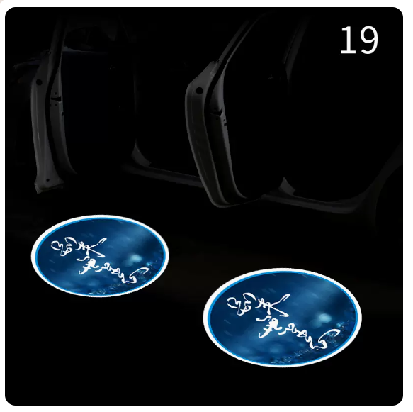 Hot Cart Door Light (Bie Lai Wu Ya [No. 19 Pair Pack] [Free 6 Batteries])
