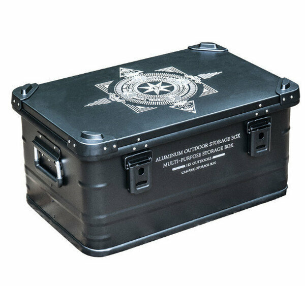 Hot recommended black camping storage box-575*375*273MM-4.3KG