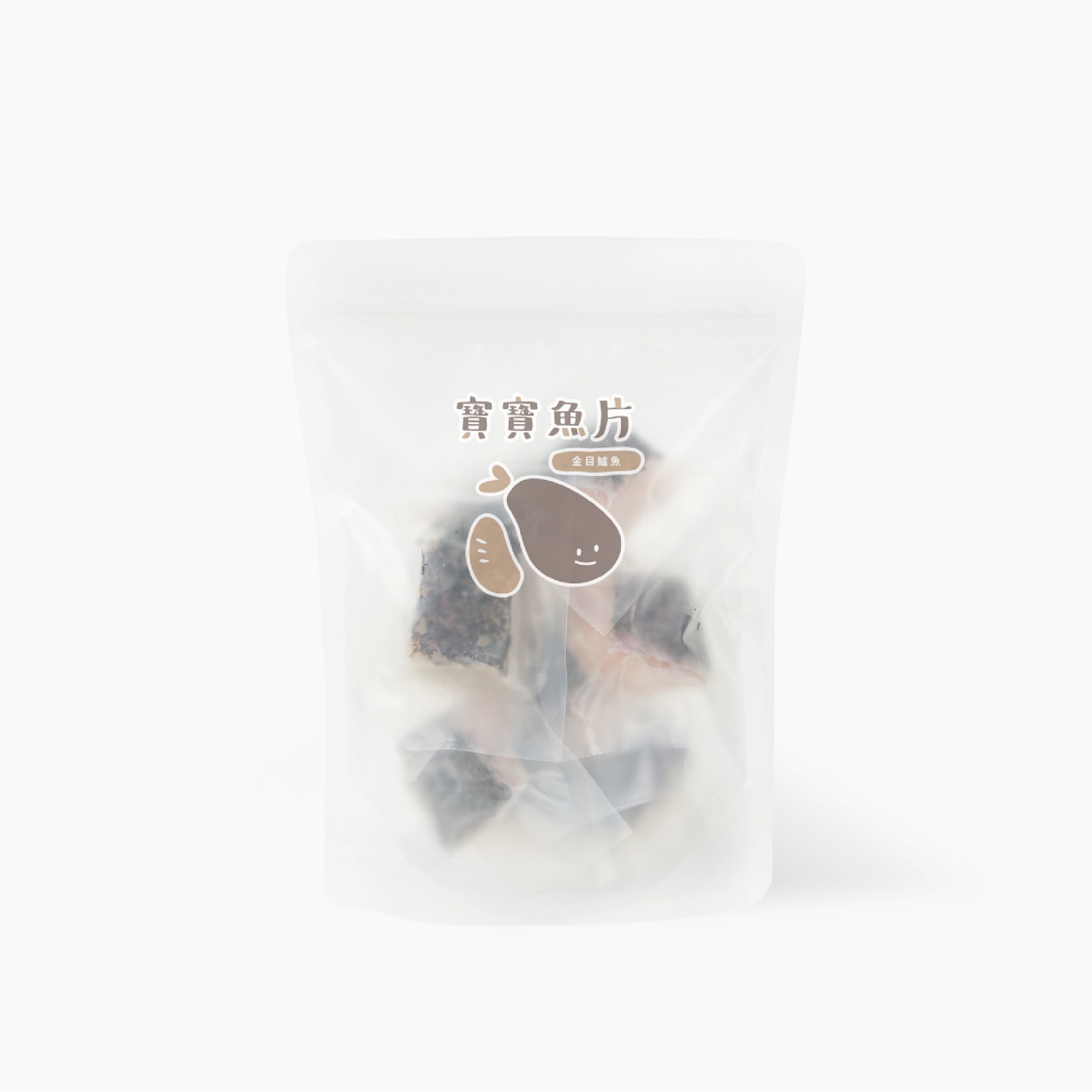 寶寶一口系列｜寶寶魚片｜金目鱸魚片｜單包入(約6-10片)｜適合1歲以上｜冷凍