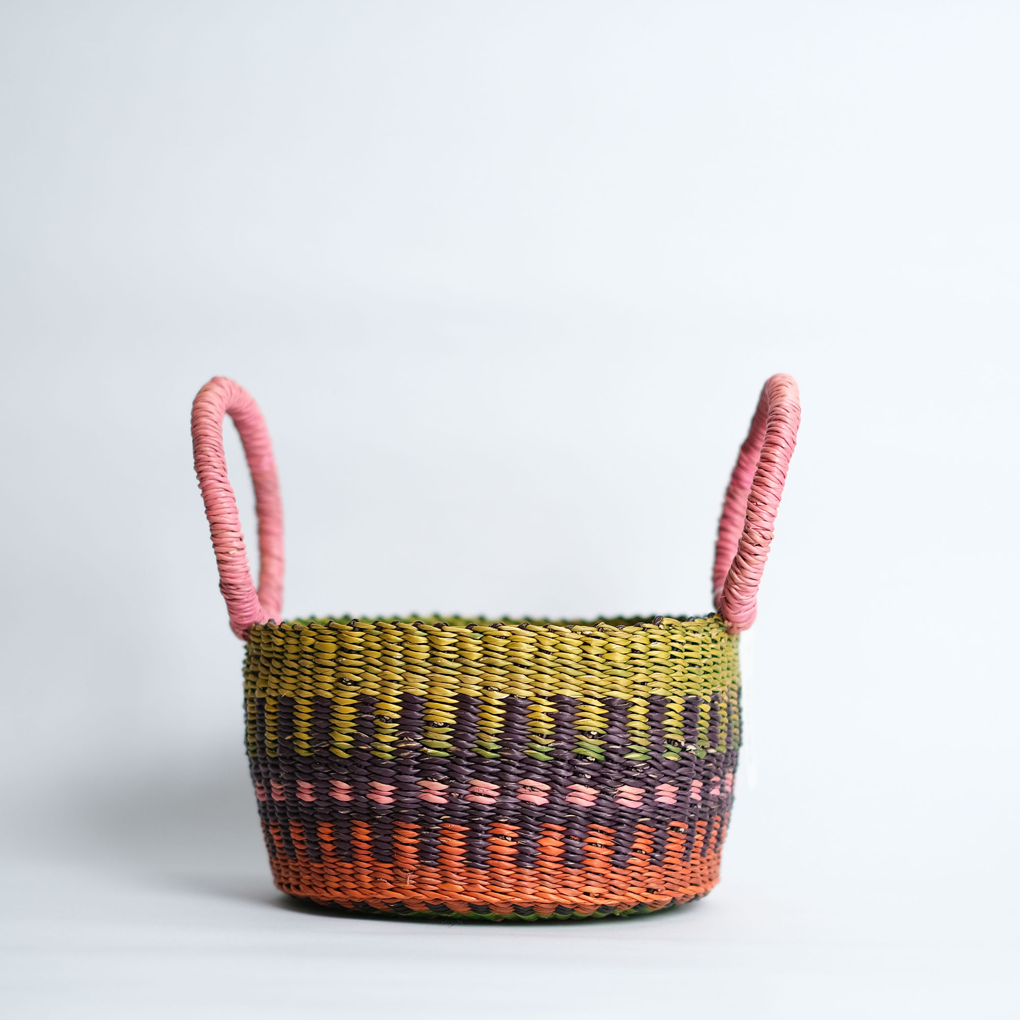 象草編織提籃｜田野 - 小｜ 迦納