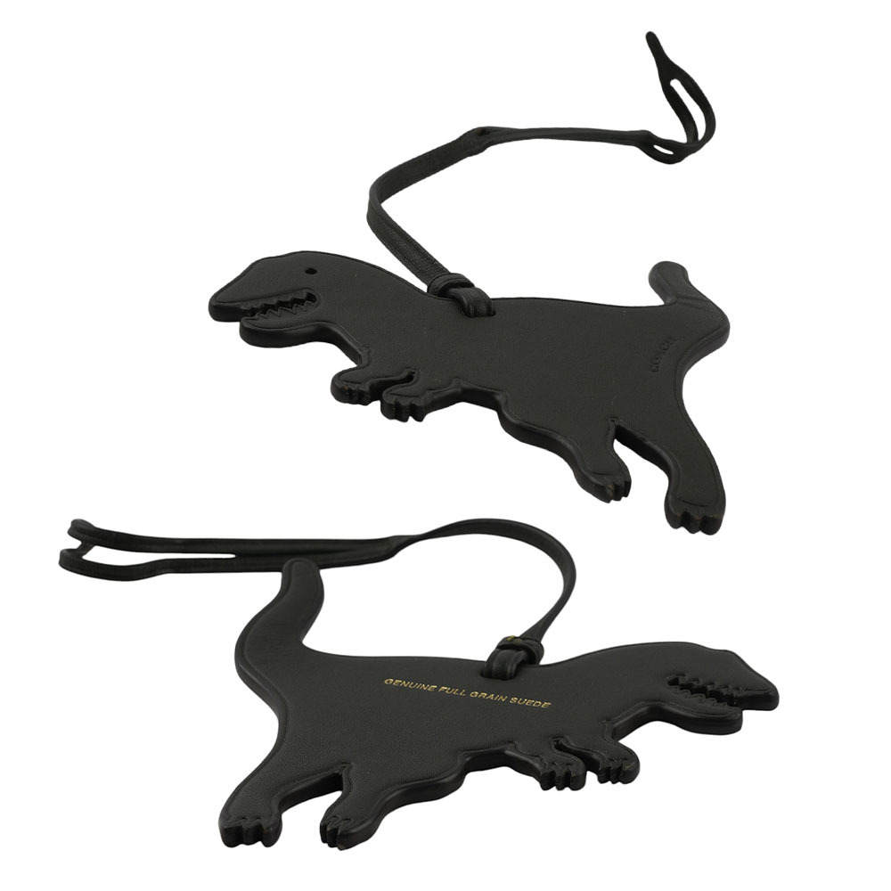 【COACH】Rexy 牛皮恐龍吊飾(墨綠色) CO99000005