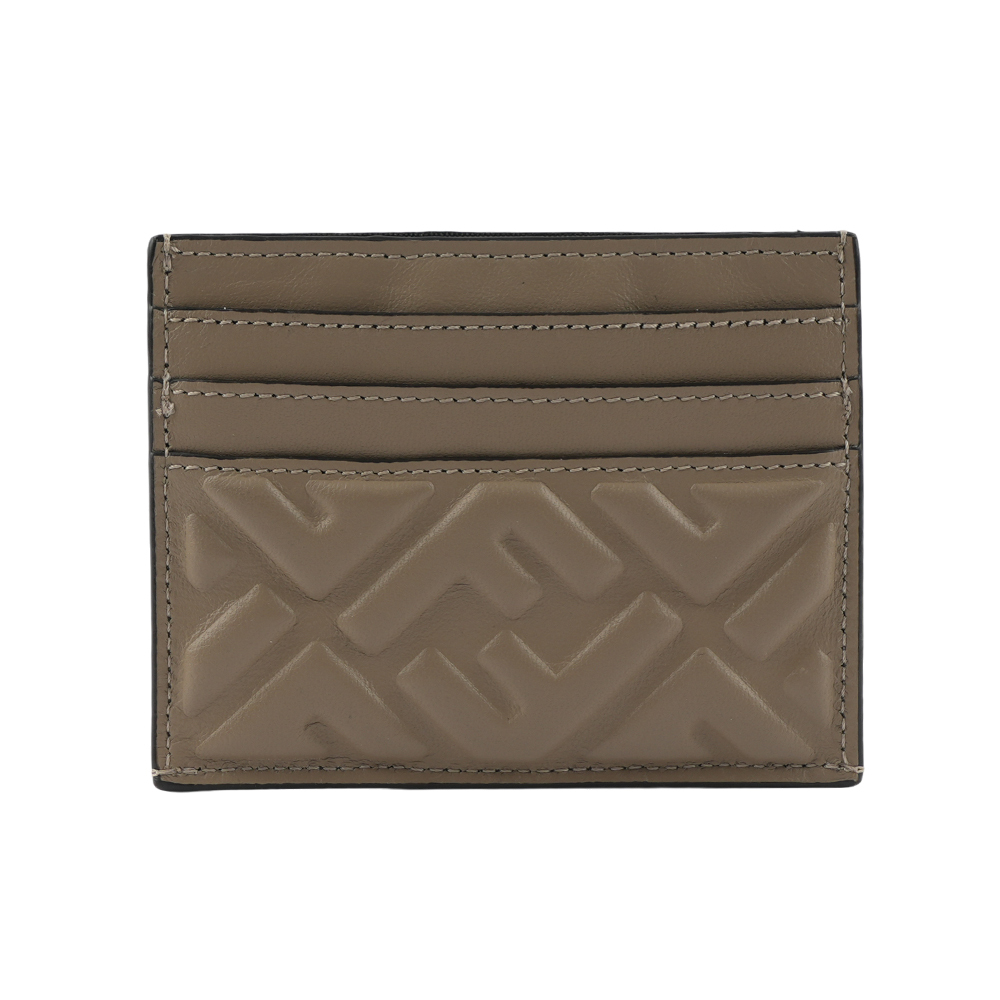 【FENDI】Baguette 納帕皮革翻蓋卡片套(鴿灰色) 8M0423 AAJD F0E65