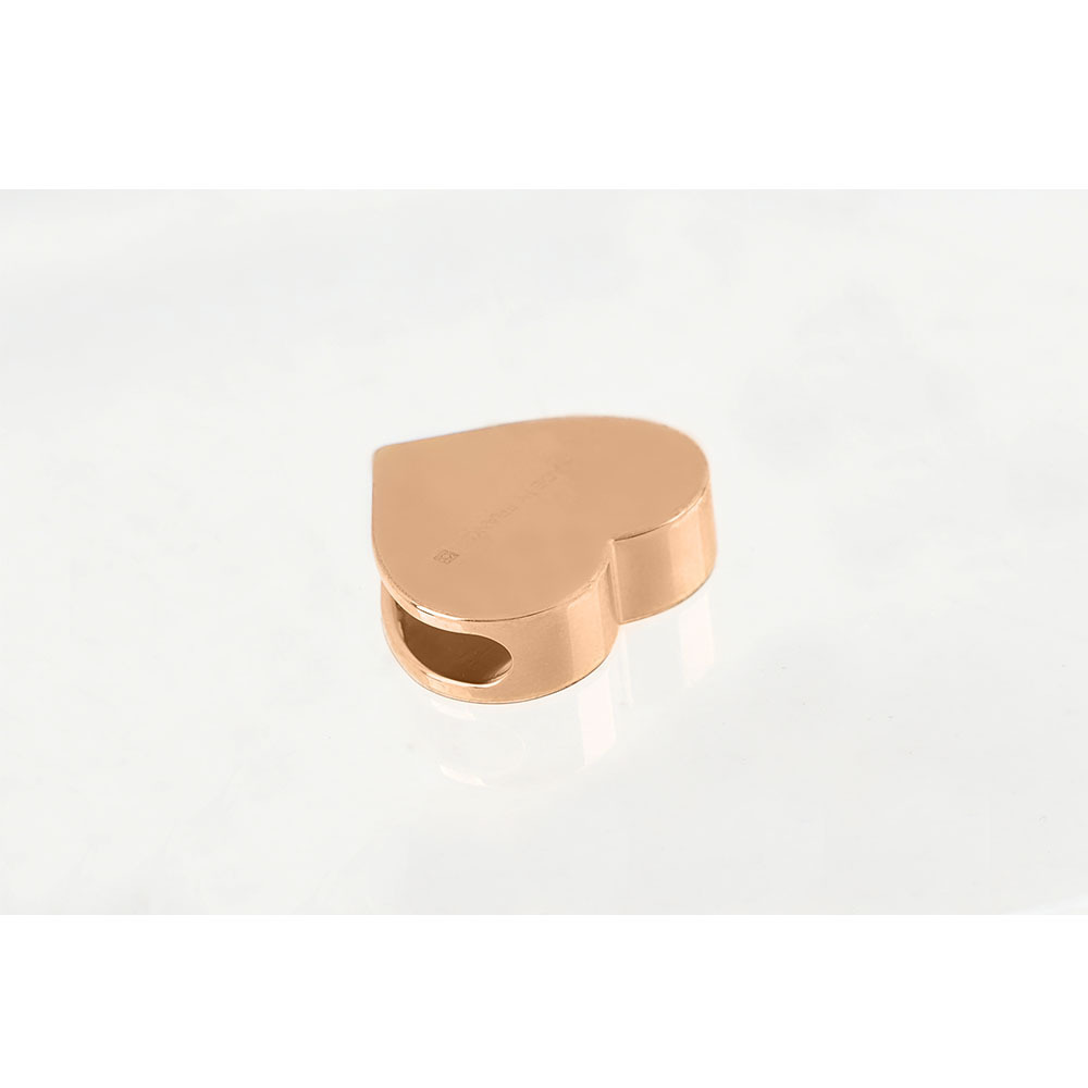 【HERMES】Mini Coeur 愛心造型金屬絲巾釦(玫瑰金) H602049S 00