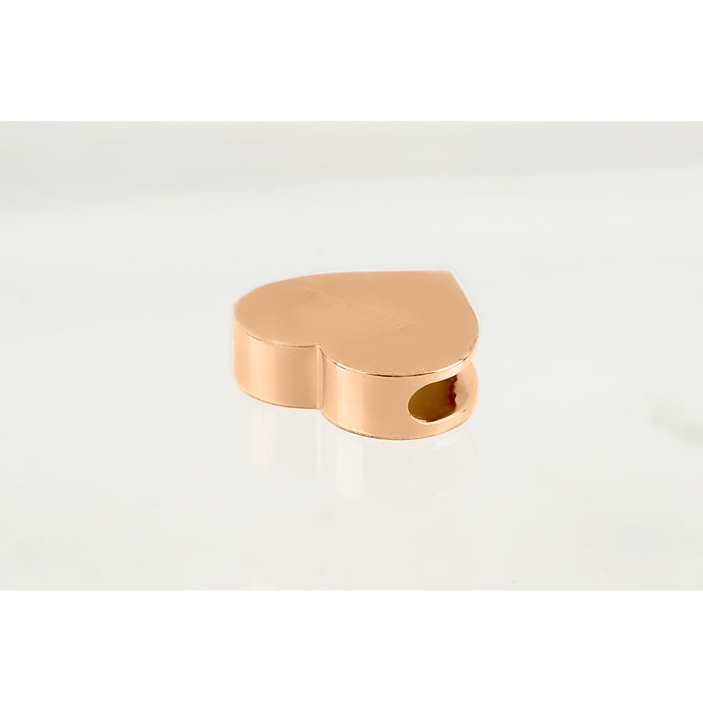 【HERMES】Mini Coeur 愛心造型金屬絲巾釦(玫瑰金) H602049S 00