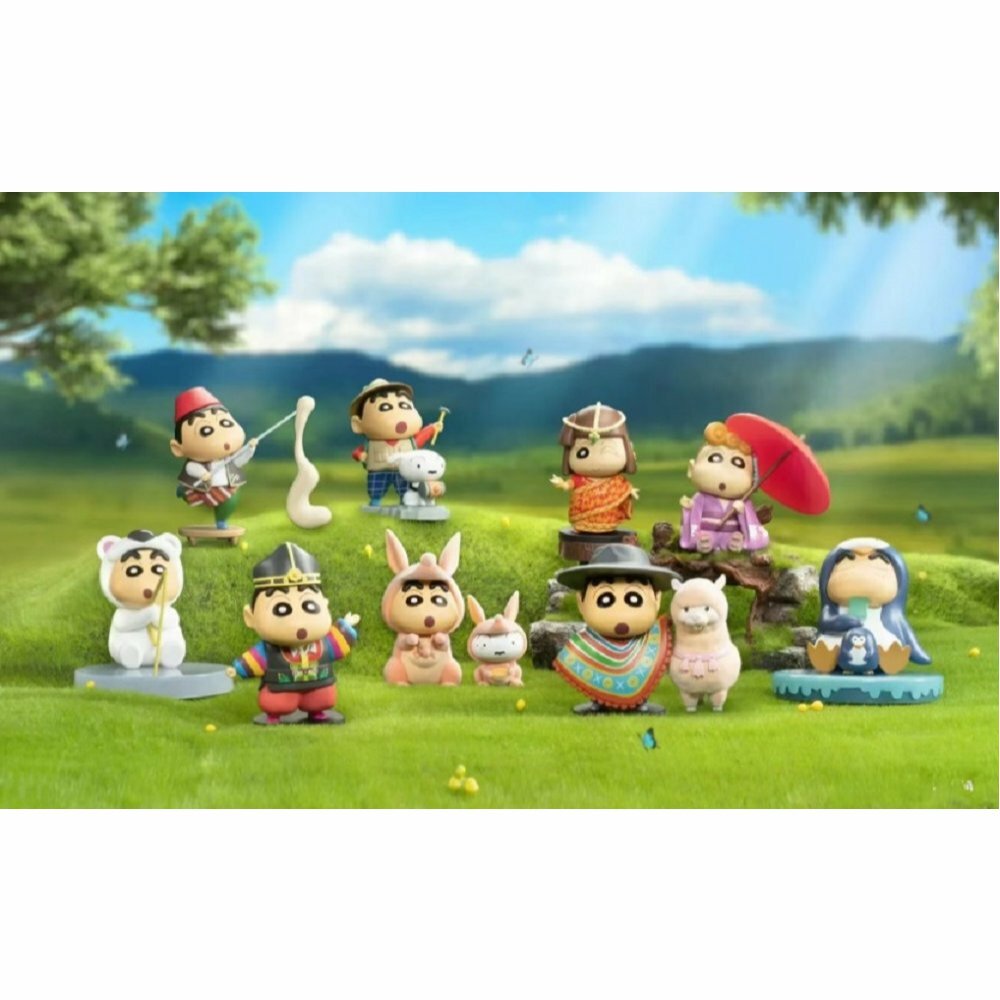 52TOYS 蠟筆小新環遊世界3 盒玩 盲盒 (全8款)