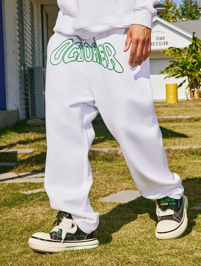 AFGK x OO 刺繡字母聯名棉褲 A FEW GOOD KIDS