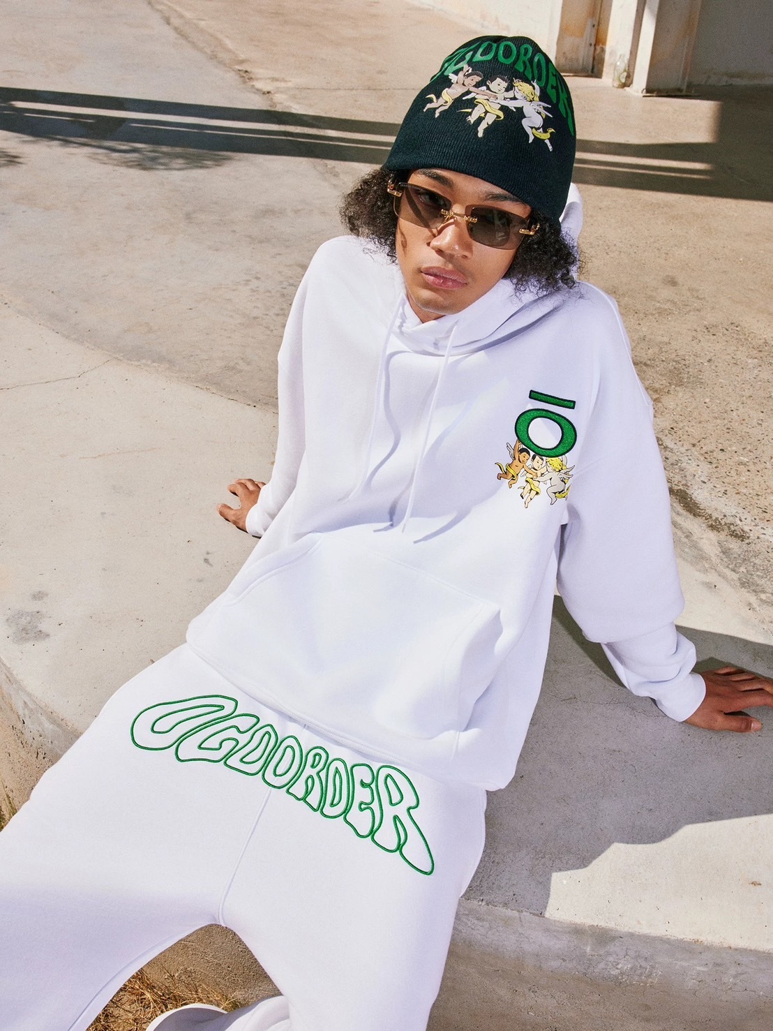 AFGK x OO 刺繡字母聯名棉褲 A FEW GOOD KIDS