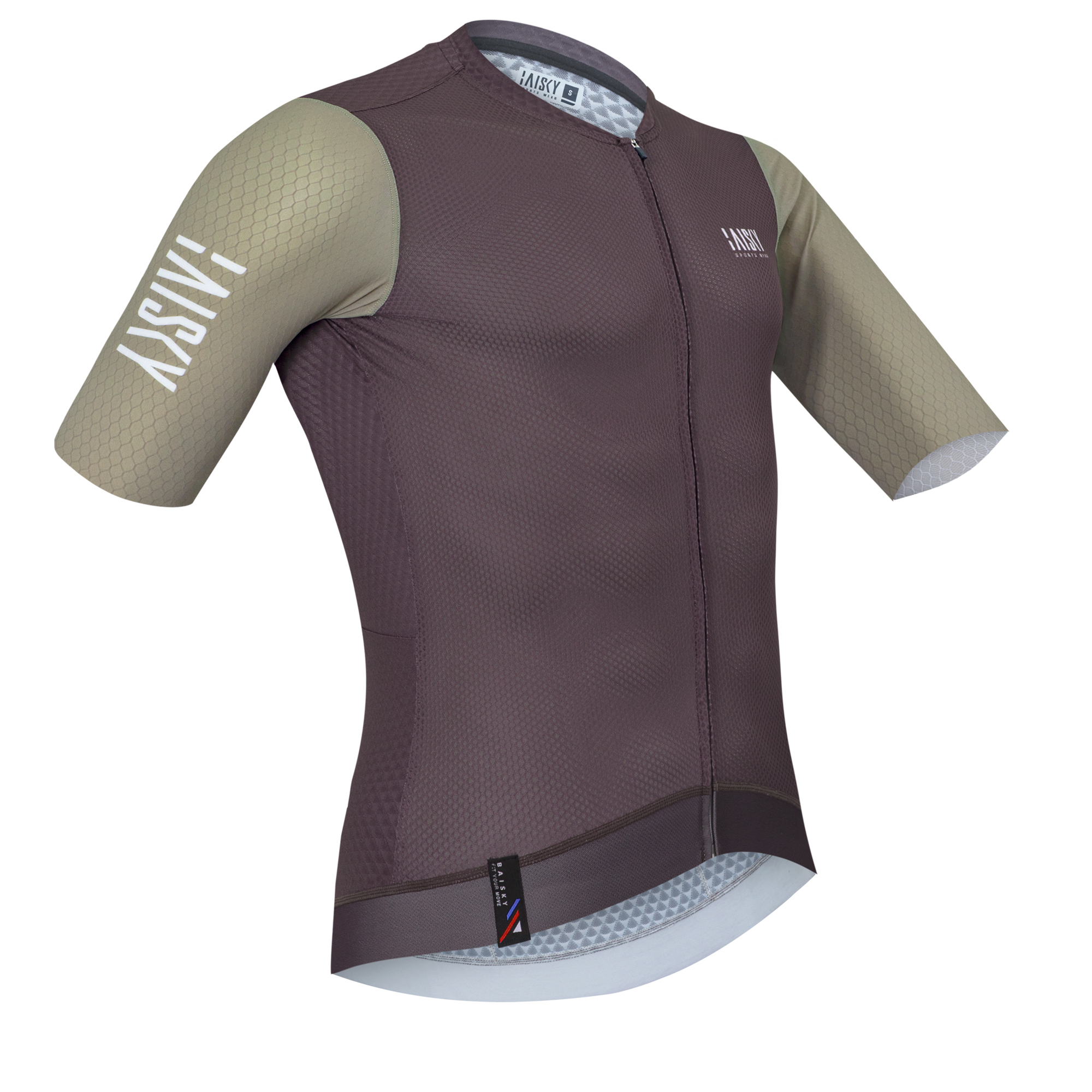 男款空力短車衣 對比 銅棕