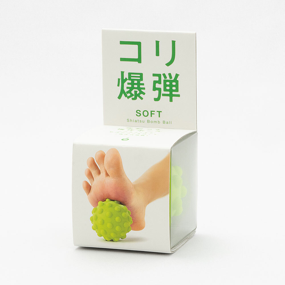 erugam｜爆彈按摩球 軟｜綠｜居家健身器材｜按摩球｜運動器材