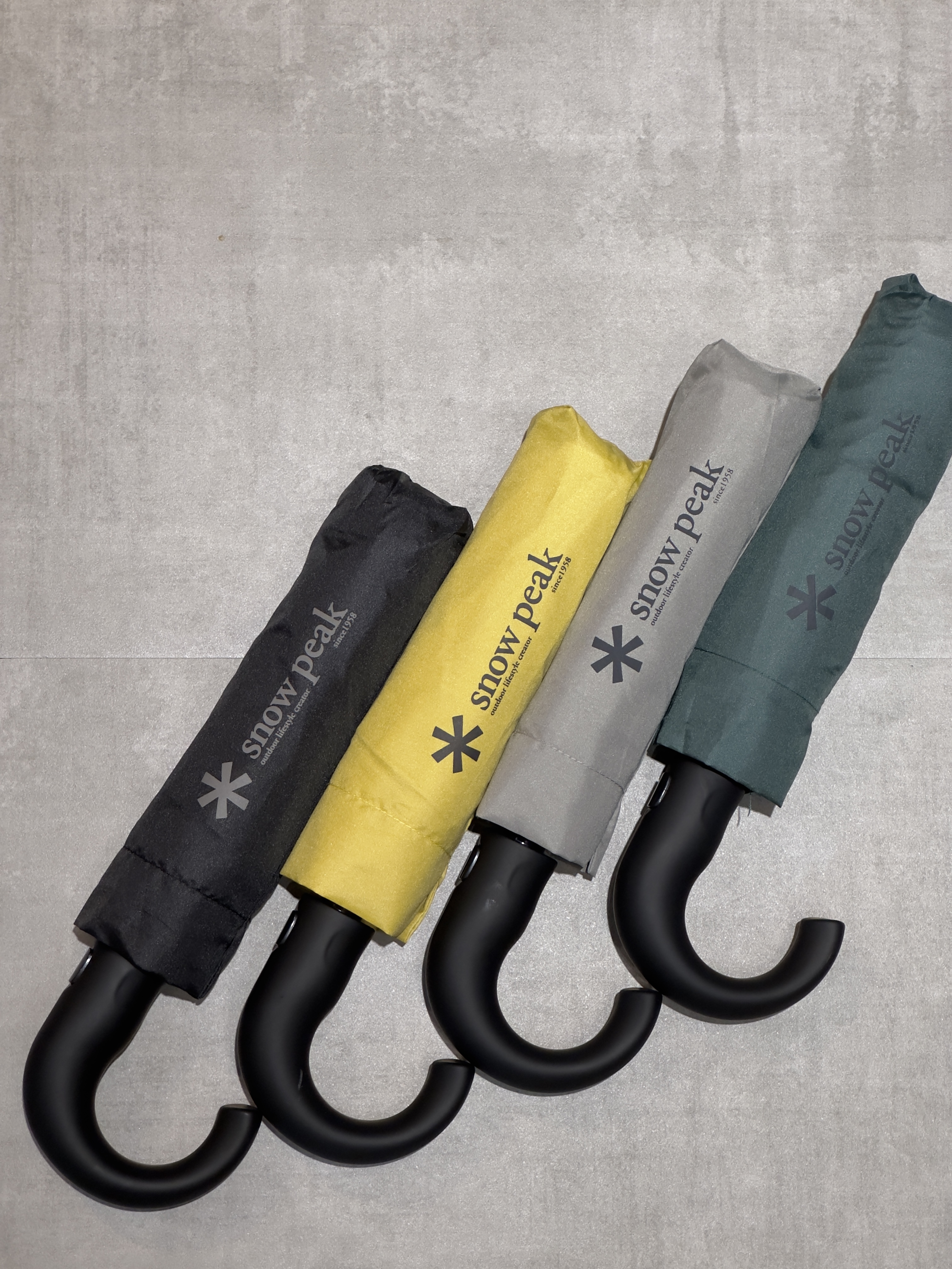 【現貨】snow peak logo 半自動勾型傘 鐵製 8隻傘骨 雨傘