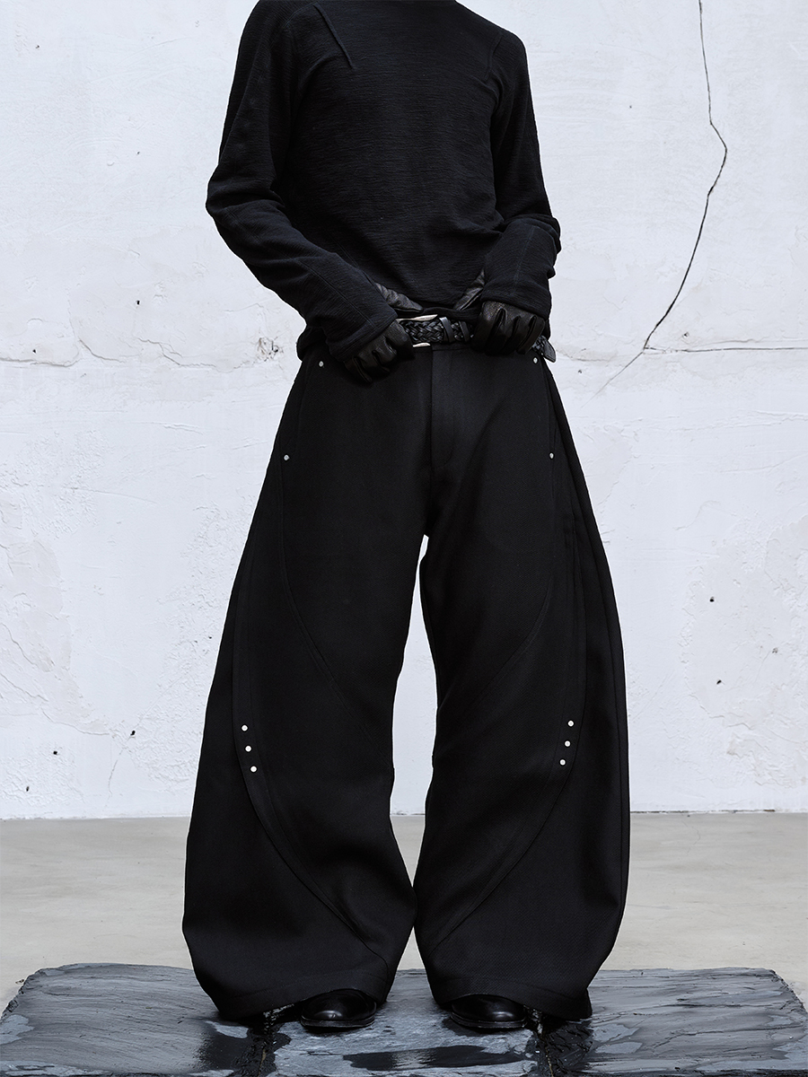 CATSSTAC 幽靈彎刀西裝感垂墜感休閒褲