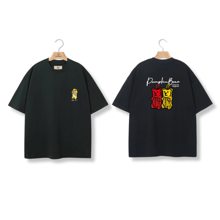 ANYBEARS®Yellow pumpkin BEAR 草間黃南瓜熊 短Tee